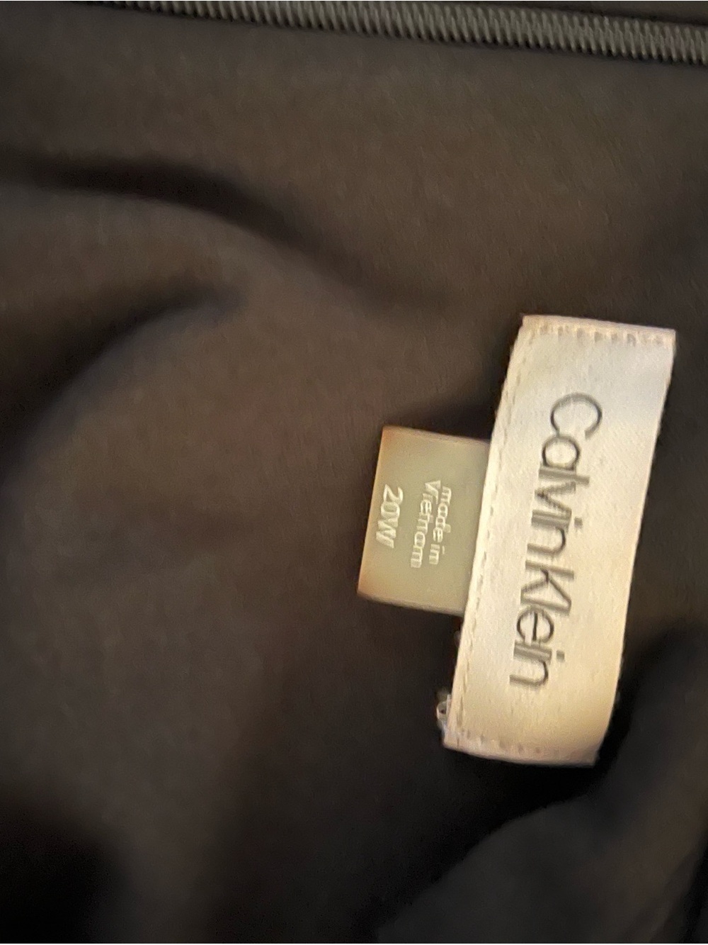 Calvin Klein Black Top with Branded Tag